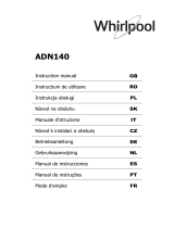 Whirlpool ADN140 Owner's manual