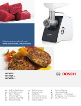Bosch COMPACTPOWER MFW3520W Owner's manual