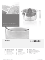 Bosch MUM58253/03 Owner's manual