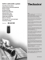 Technics SB-AS100 Operating instructions
