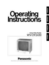 Panasonic WVCM1430 Operating instructions