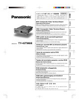 Panasonic TY42TM6B Operating instructions