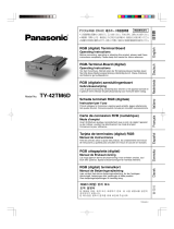 Panasonic TY42TM6D Operating instructions