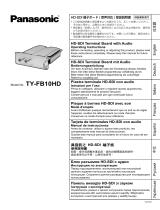 Panasonic TY-FB10HD User manual