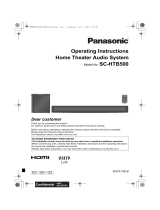 Panasonic SCHTB500GS User manual