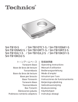 Panasonic SHTB10RT1 Operating instructions