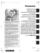 Panasonic DMP-B15 Operating instructions