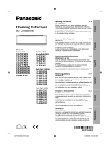 Panasonic CUZ50TKECUZ71TKE Operating instructions