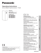 Panasonic WHUD07HE51 Operating instructions