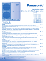 Panasonic WHMDC14C6E5 Owner's manual