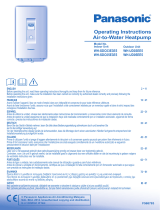 Panasonic WHSDC05E3E5 Operating instructions