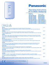Panasonic WHUD14CE8 Operating instructions