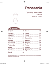 Panasonic ES2063 Operating instructions