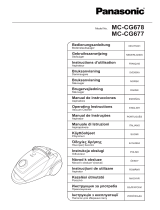 Panasonic MC-CG677 Operating instructions
