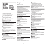 Casio GX-120S User manual