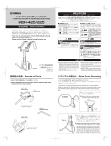 Yamaha MBH-425 Owner's manual