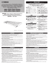 Yamaha MBL-832A Owner's manual