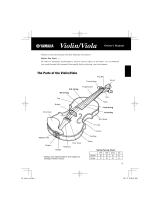 Yamaha Violin/Viola User manual