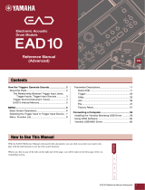 Yamaha EAD10 Drum Module Owner's manual