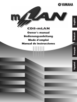 Yamaha CD8-mLAN User manual