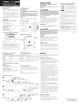 Yamaha DCH8 Owner's manual