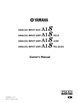 Yamaha AI8-AD8 User manual