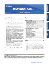 Yamaha DM1000 Owner's manual