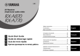 Yamaha RX-A870 Quick start guide