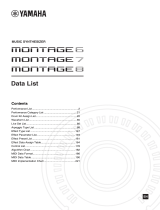 Yamaha MONTAGE6 Datasheet