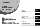 Yamaha HTR-2071 Quick start guide