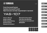 Yamaha YAS-107 User manual