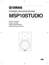Yamaha MSP10STUDIO Owner's manual
