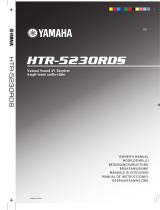 Yamaha HTR-5230RDS User manual