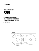 Yamaha S55 User manual