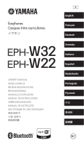 Yamaha EPH-W22 Owner's manual