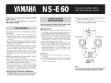 Yamaha NS-E60 User manual