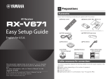 Yamaha RX-V671 Installation guide