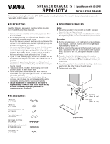 Yamaha SPM-10TV Owner's manual