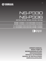 Yamaha NS-P336 Owner's manual