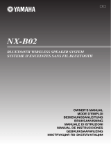 Yamaha NX-B02 Owner's manual