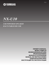 Yamaha NX-U10 Owner's manual