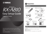 Yamaha RX-A810 Owner's manual