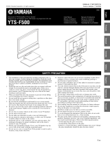 Yamaha YTS-F500 User manual