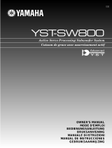 Yamaha YST-SW800 Owner's manual
