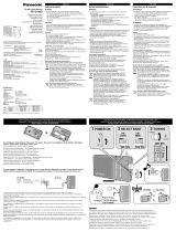 Panasonic RFU160DEG Owner's manual