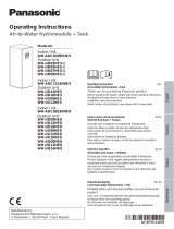 Panasonic WHUQ12HE8 Operating instructions