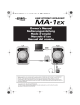 Roland MA-1EX User manual