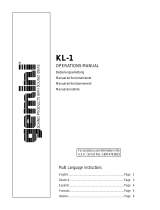 Gemini Musical Instrument KL-1 User manual