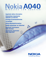 Nokia Network Card A040 User manual