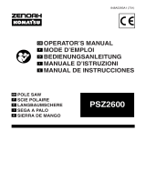 Zenoah PSZ2600 User manual